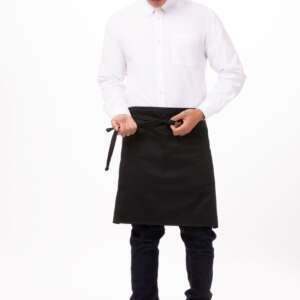 Black Chef Works Half Bistro Apron