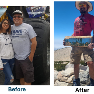 Ernie after 65 pound weight loss.